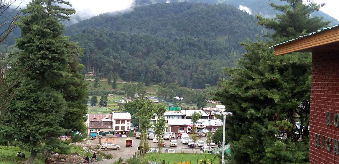 Mountains View from Hotel Highlands Pahalgam